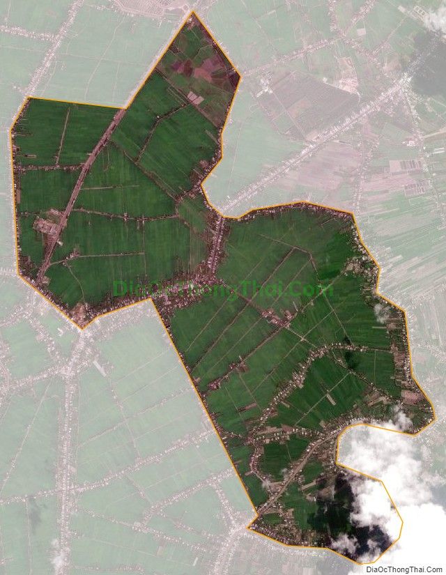 Bản đồ vệ tinh xã Long Bình, thị xã Long Mỹ