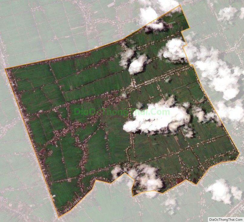 Bản đồ vệ tinh xã Long Phú, thị xã Long Mỹ