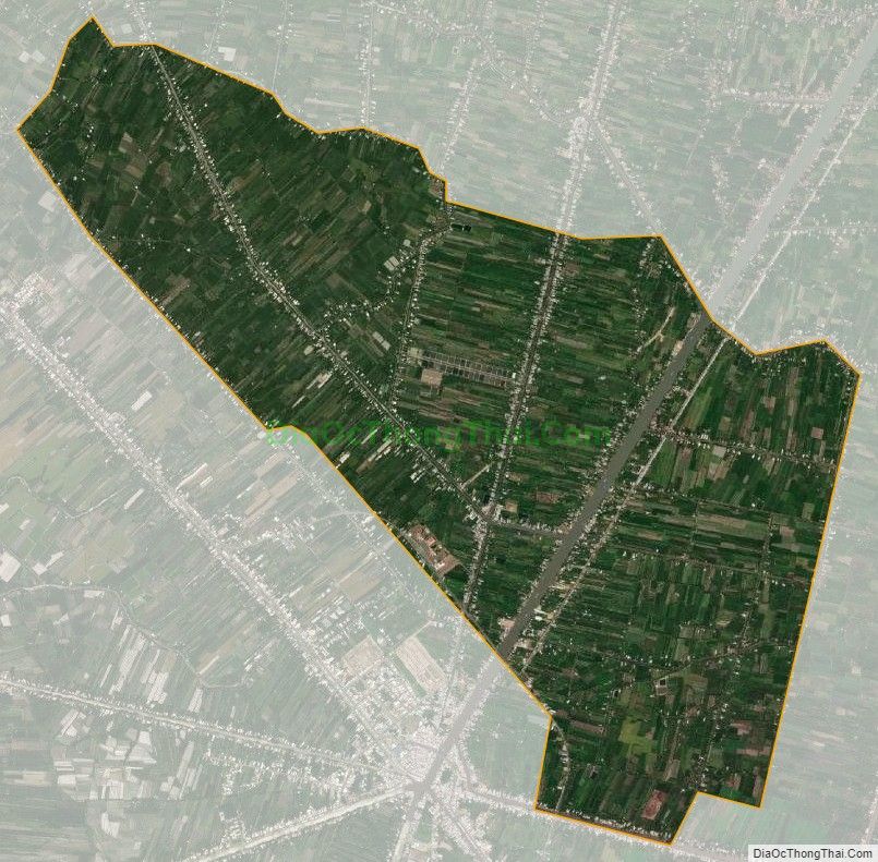 Bản đồ vệ tinh xã Đại Thành, thành phố Ngã Bảy