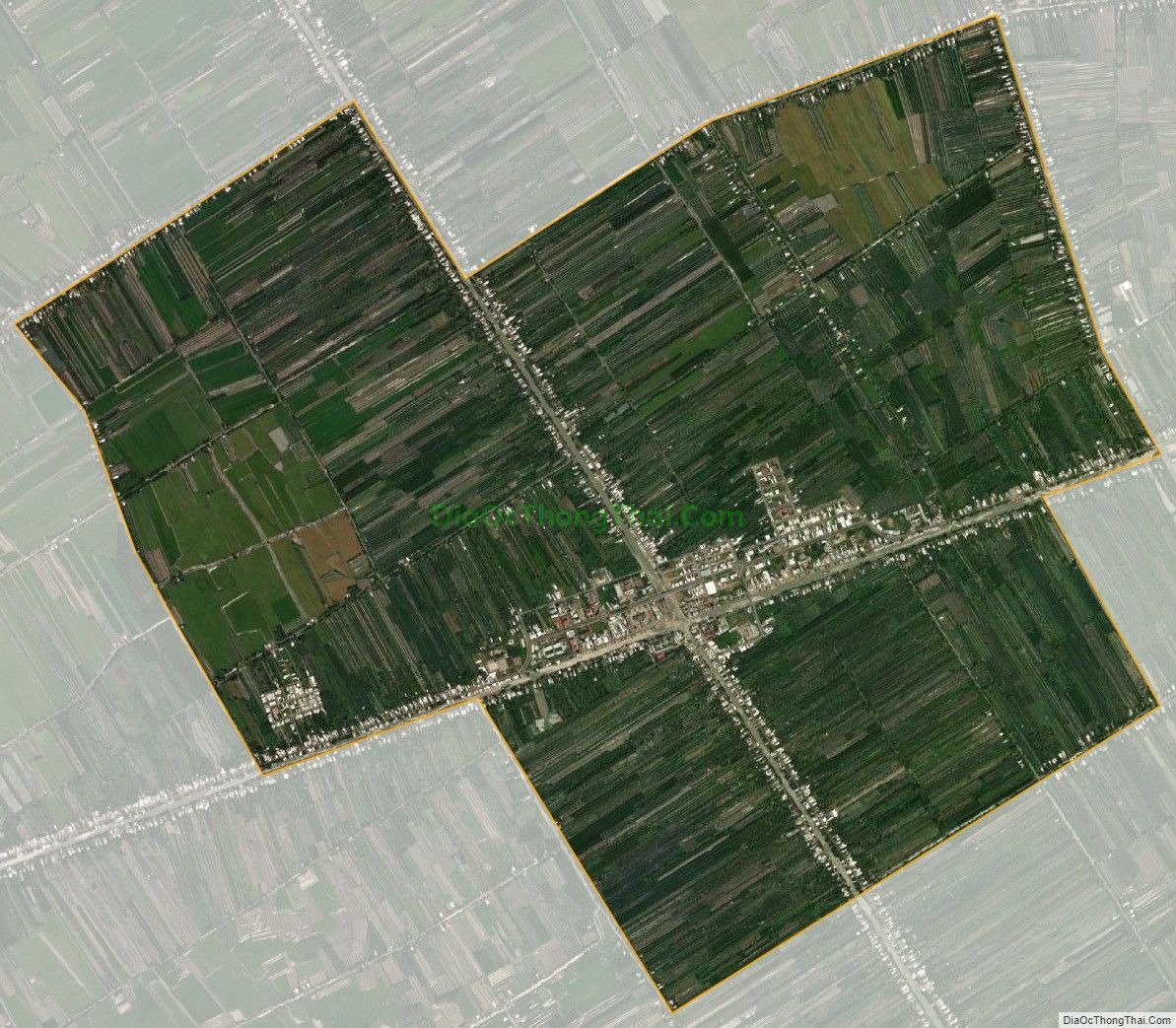 Bản đồ vệ tinh Thị trấn Cây Dương, huyện Phụng Hiệp