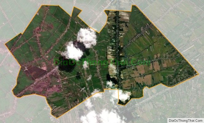 Bản đồ vệ tinh xã Hoà An, huyện Phụng Hiệp