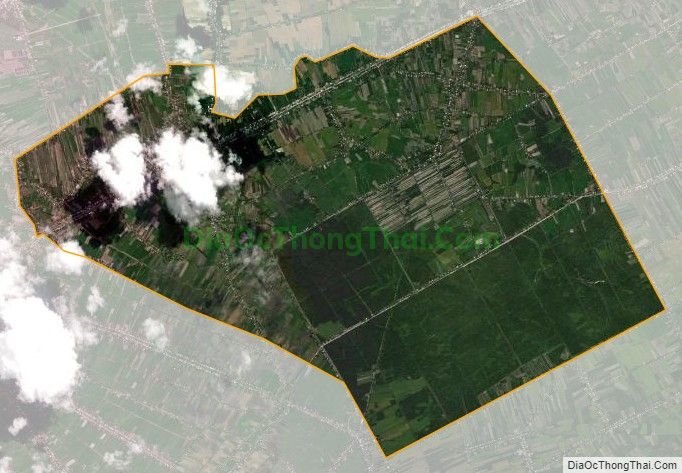 Bản đồ vệ tinh xã Phương Bình, huyện Phụng Hiệp