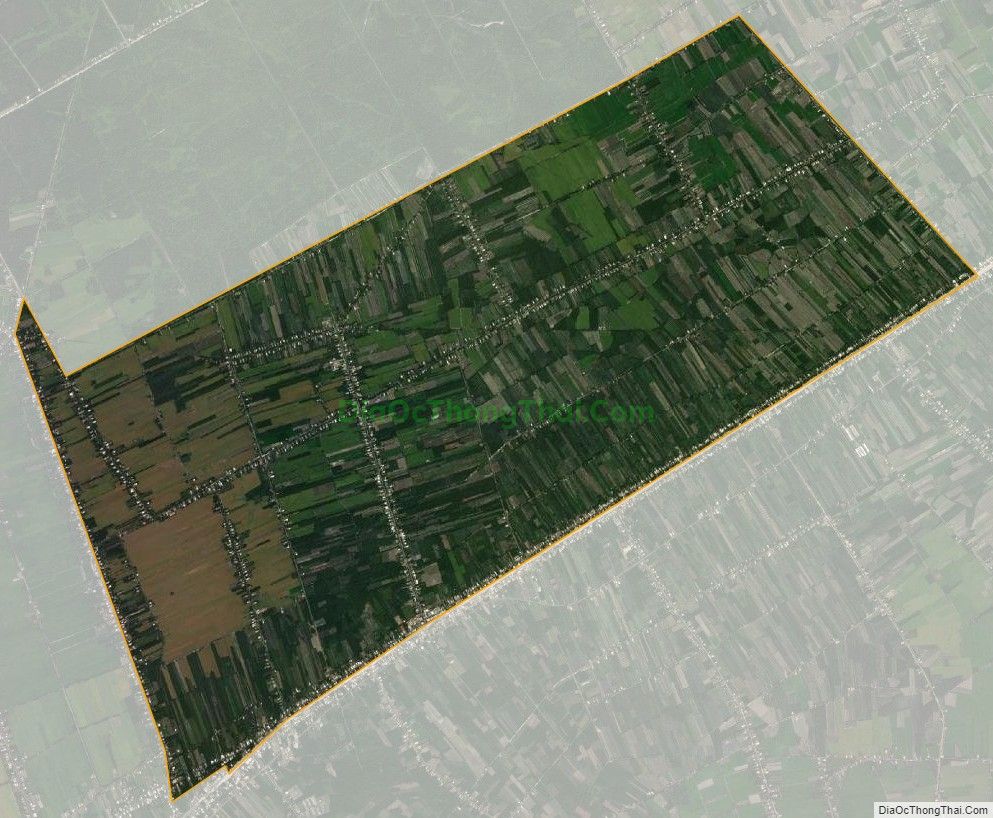 Bản đồ vệ tinh xã Phương Phú, huyện Phụng Hiệp