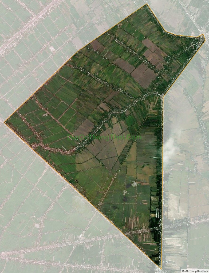 Bản đồ vệ tinh xã Tân Bình, huyện Phụng Hiệp