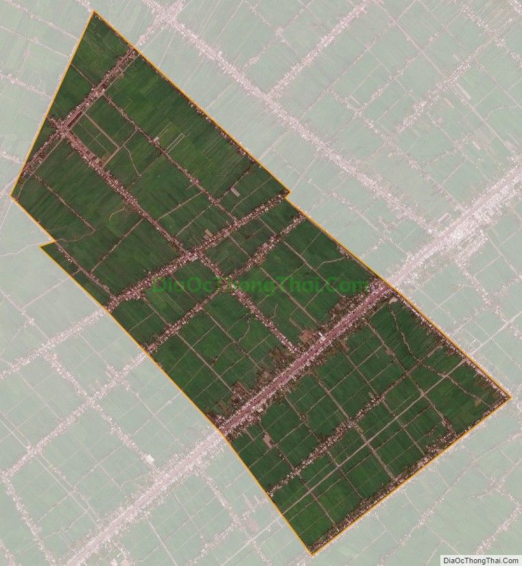 Bản đồ vệ tinh xã Vị Bình, huyện Vị Thủy
