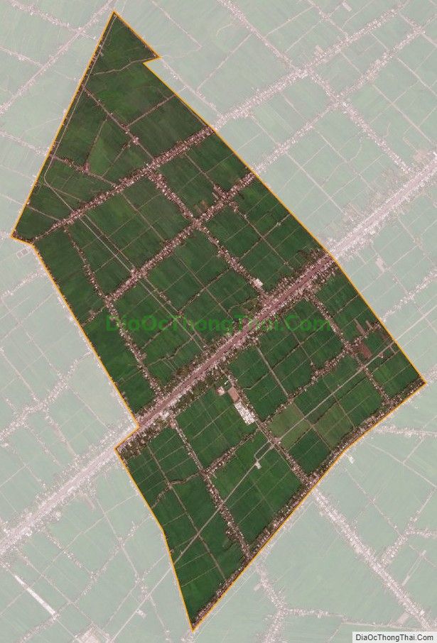 Bản đồ vệ tinh xã Vị Thanh, huyện Vị Thủy