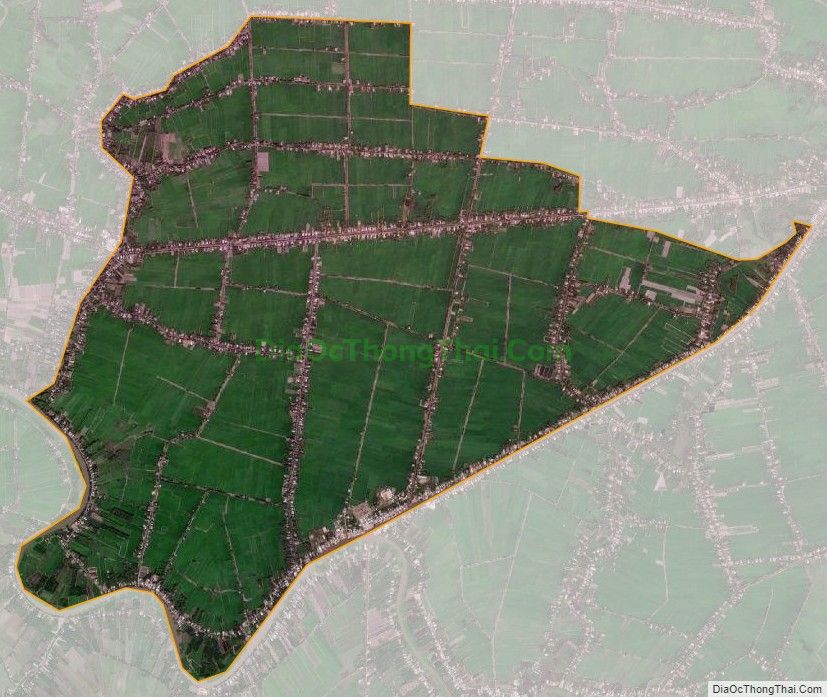 Bản đồ vệ tinh xã Vĩnh Thuận Tây, huyện Vị Thủy