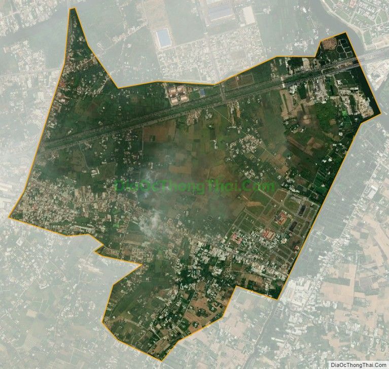 Bản đồ vệ tinh xã An Phú Tây, huyện Bình Chánh