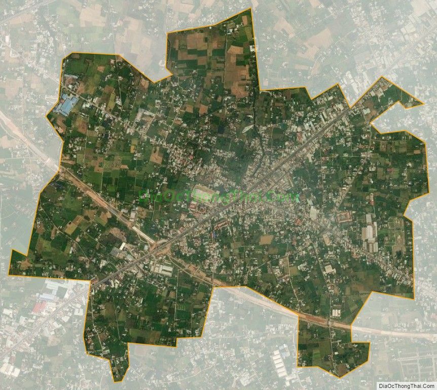 Bản đồ vệ tinh xã Bình Chánh, huyện Bình Chánh