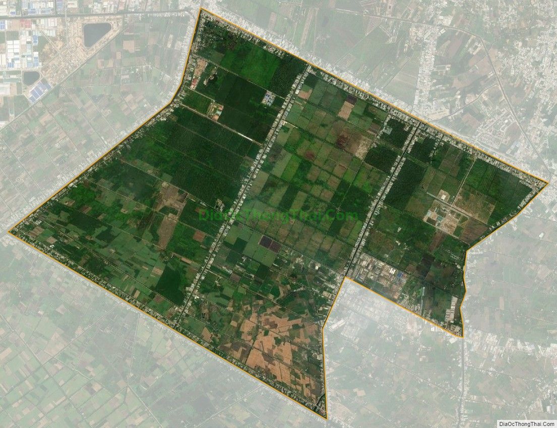 Bản đồ vệ tinh xã Lê Minh Xuân, huyện Bình Chánh