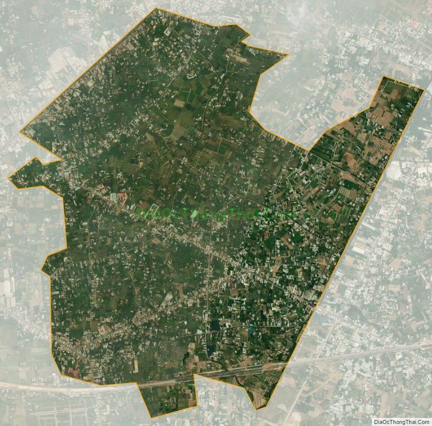Bản đồ vệ tinh xã Tân Quý Tây, huyện Bình Chánh