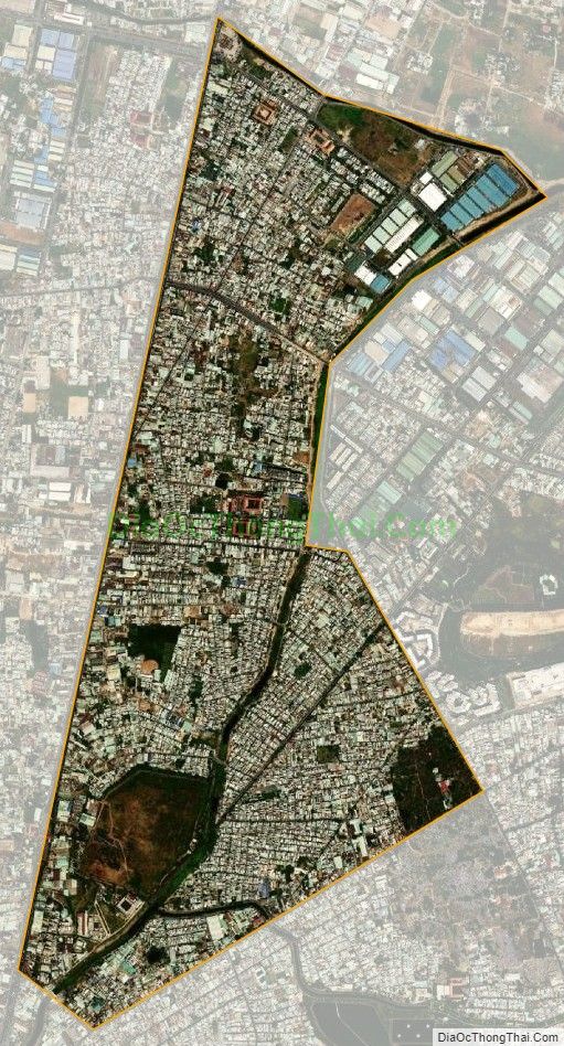 Bản đồ vệ tinh phường Bình Hưng Hòa, quận Bình Tân