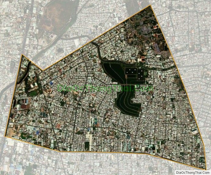 Bản đồ vệ tinh phường Bình Hưng Hòa A, quận Bình Tân