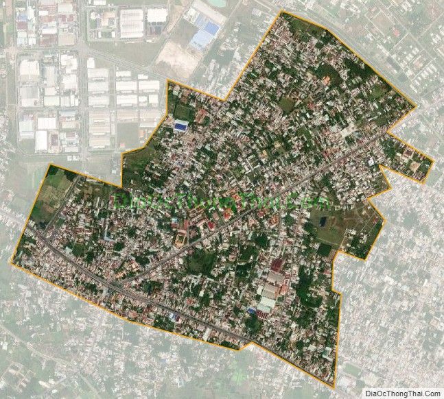 Bản đồ vệ tinh Thị trấn Củ Chi, huyện Củ Chi