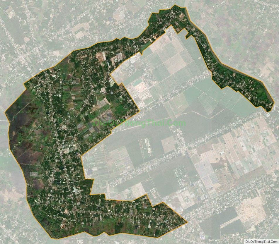 Bản đồ vệ tinh xã Nhuận Đức, huyện Củ Chi