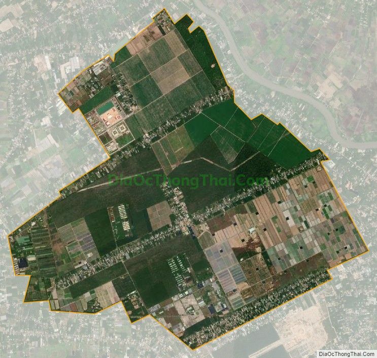 Bản đồ vệ tinh xã Phạm Văn Cội, huyện Củ Chi