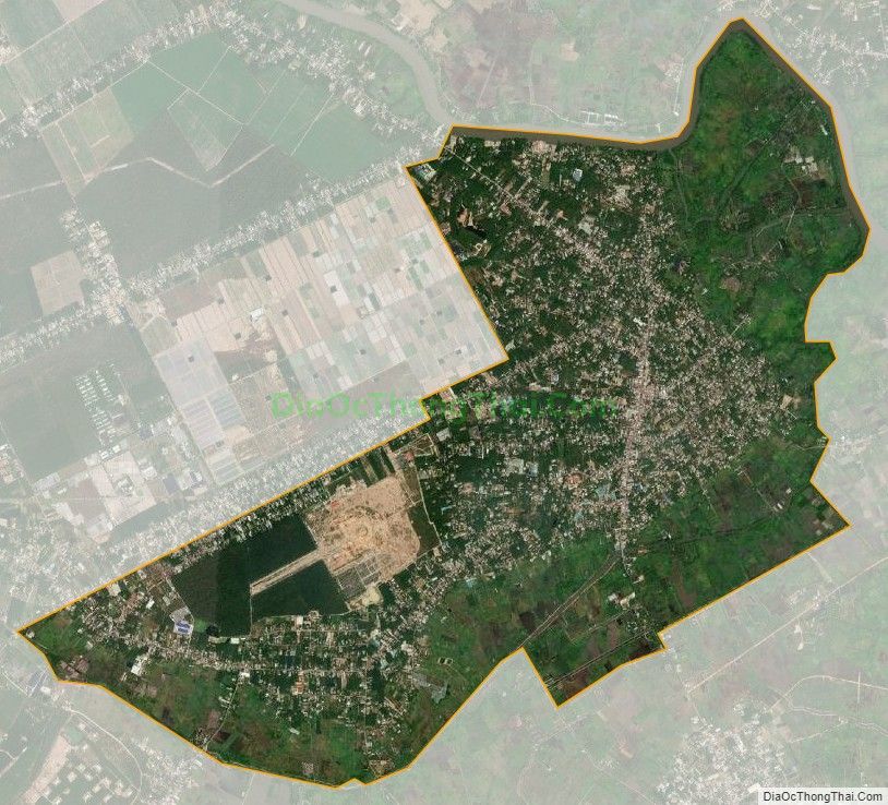 Bản đồ vệ tinh xã Phú Hòa Đông, huyện Củ Chi