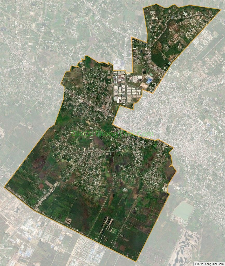 Bản đồ vệ tinh xã Tân An Hội, huyện Củ Chi
