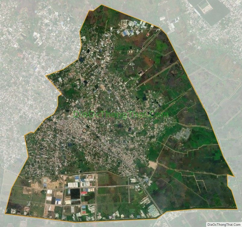 Bản đồ vệ tinh xã Tân Phú Trung, huyện Củ Chi