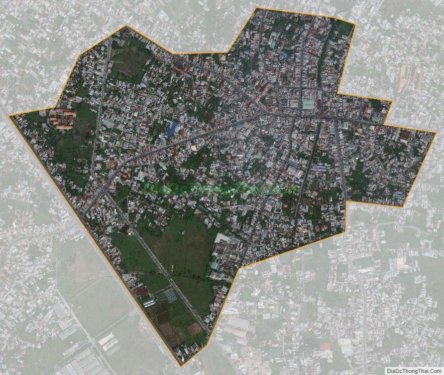 Bản đồ vệ tinh Thị trấn Hóc Môn, huyện Hóc Môn