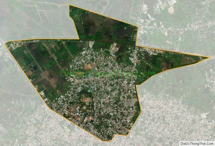 Bản đồ vệ tinh xã Tân Hiệp, huyện Hóc Môn