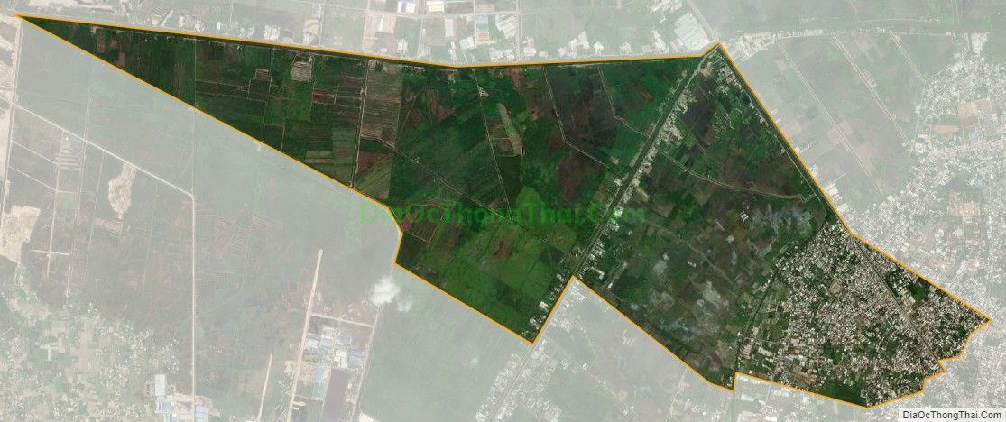 Bản đồ vệ tinh xã Tân Thới Nhì, huyện Hóc Môn