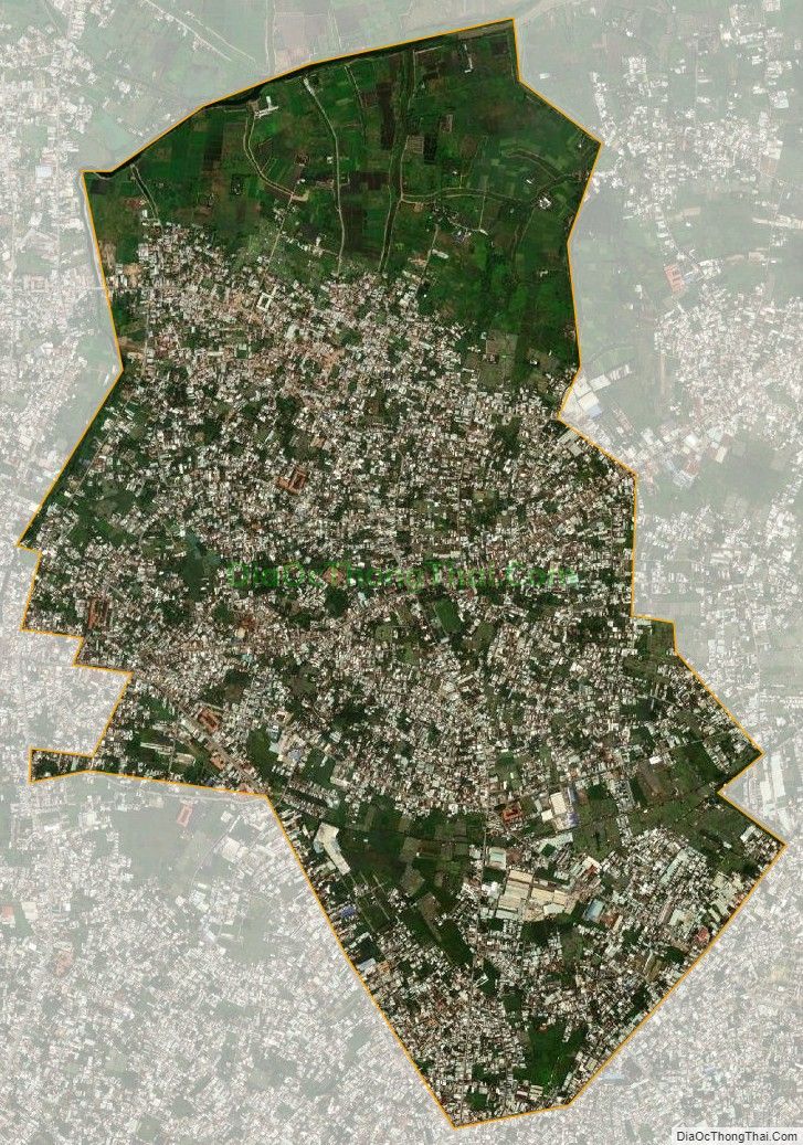 Bản đồ vệ tinh xã Thới Tam Thôn, huyện Hóc Môn