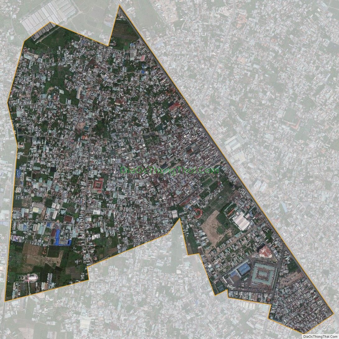 Bản đồ vệ tinh xã Xuân Thới Đông, huyện Hóc Môn