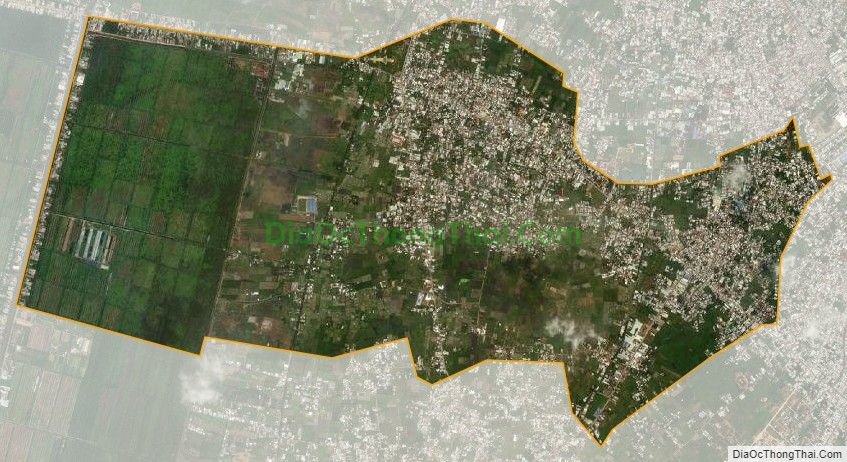 Bản đồ vệ tinh xã Xuân Thới Thượng, huyện Hóc Môn