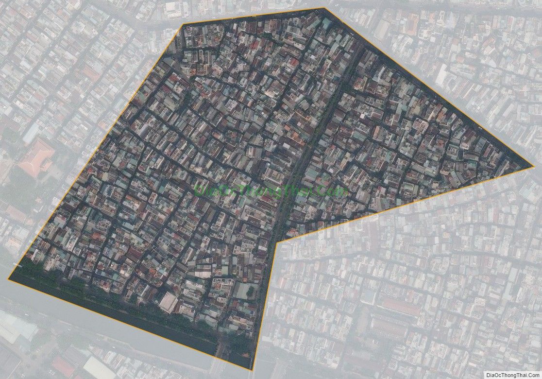 Bản đồ vệ tinh Phường 13, quận Phú Nhuận