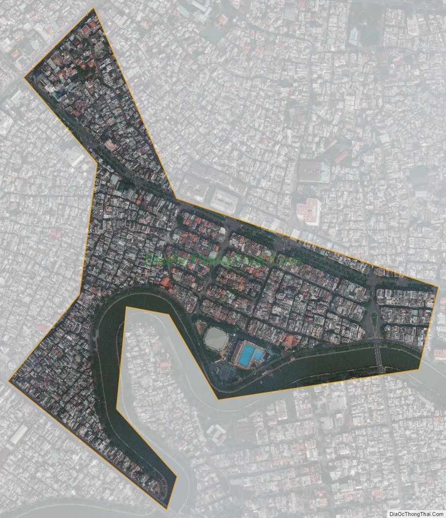 Bản đồ vệ tinh Phường 2, quận Phú Nhuận