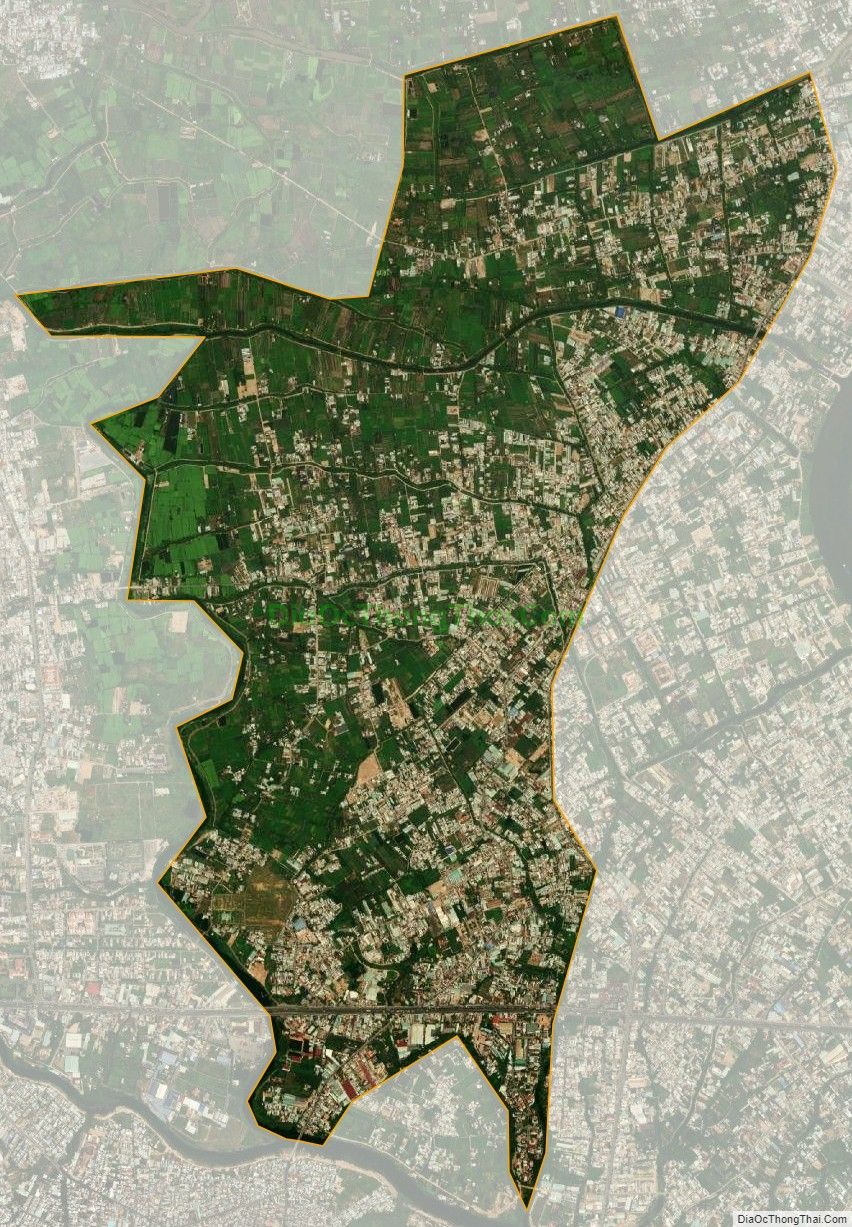 Bản đồ vệ tinh phường Thạnh Xuân, Quận 12