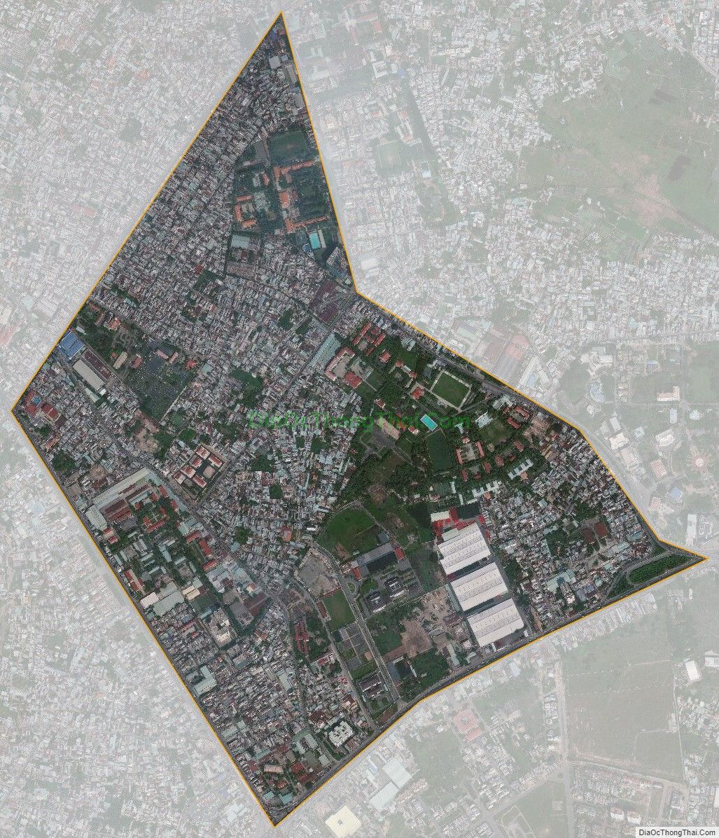 Bản đồ vệ tinh phường Trung Mỹ Tây, Quận 12