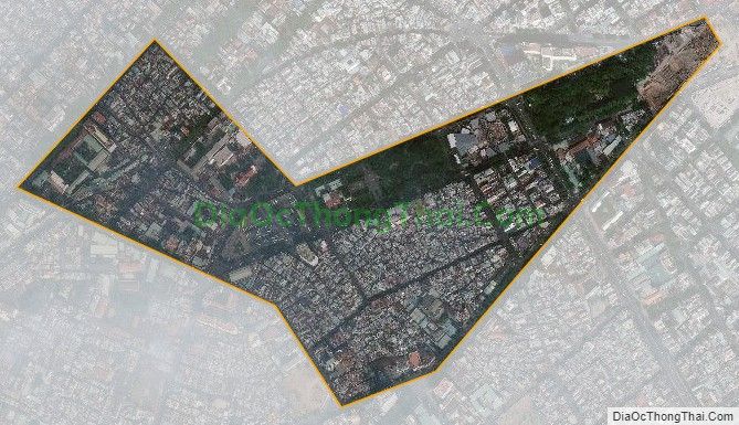 Bản đồ vệ tinh phường Phạm Ngũ Lão, Quận 1