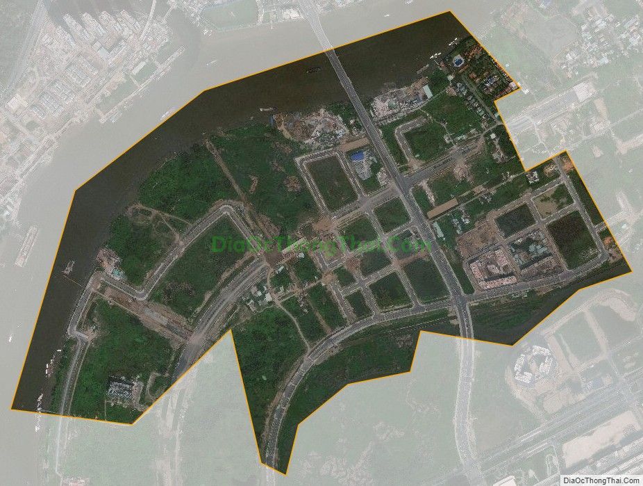 Bản đồ vệ tinh phường An Khánh (cũ), Quận 2