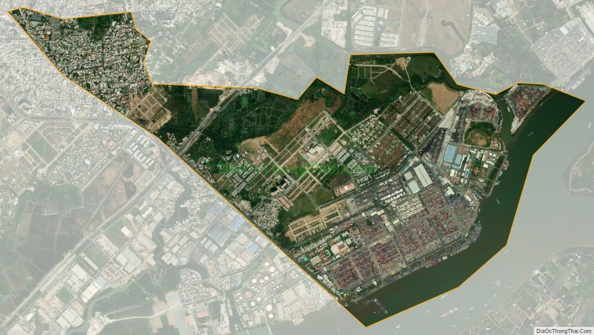 Bản đồ vệ tinh phường Cát Lái, thành phố Thủ Đức