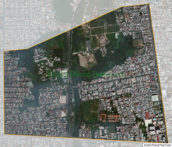 Bản đồ vệ tinh phường Bình Thuận, Quận 7