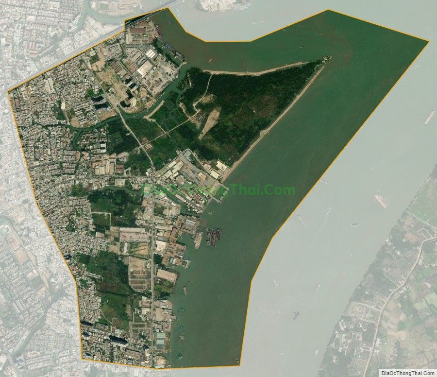 Bản đồ vệ tinh phường Phú Thuận, Quận 7