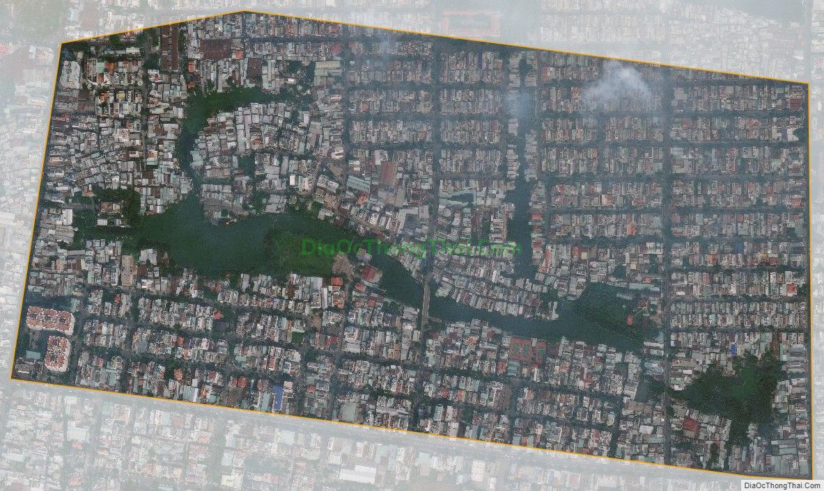 Bản đồ vệ tinh phường Tân Quy, Quận 7
