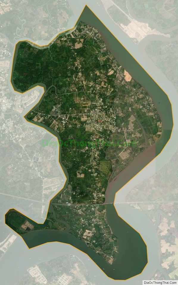 Bản đồ vệ tinh phường Long Phước, thành phố Thủ Đức