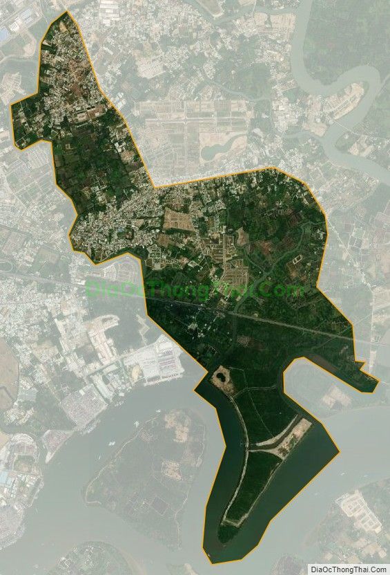 Bản đồ vệ tinh phường Long Trường, thành phố Thủ Đức