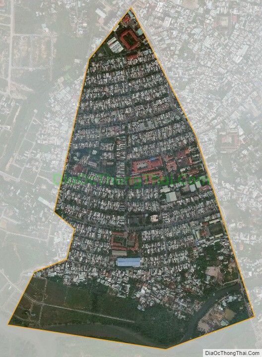 Bản đồ vệ tinh phường Phước Bình, thành phố Thủ Đức