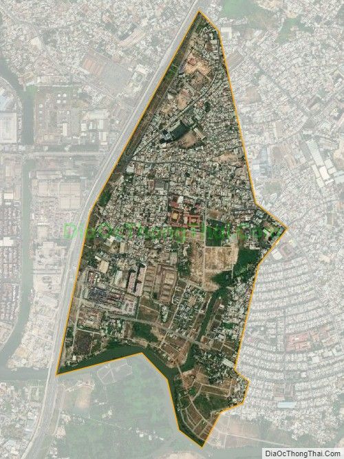 Bản đồ vệ tinh phường Phước Long A, thành phố Thủ Đức