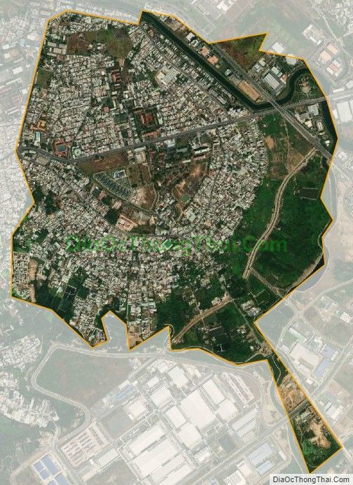 Bản đồ vệ tinh phường Tăng Nhơn Phú A, thành phố Thủ Đức