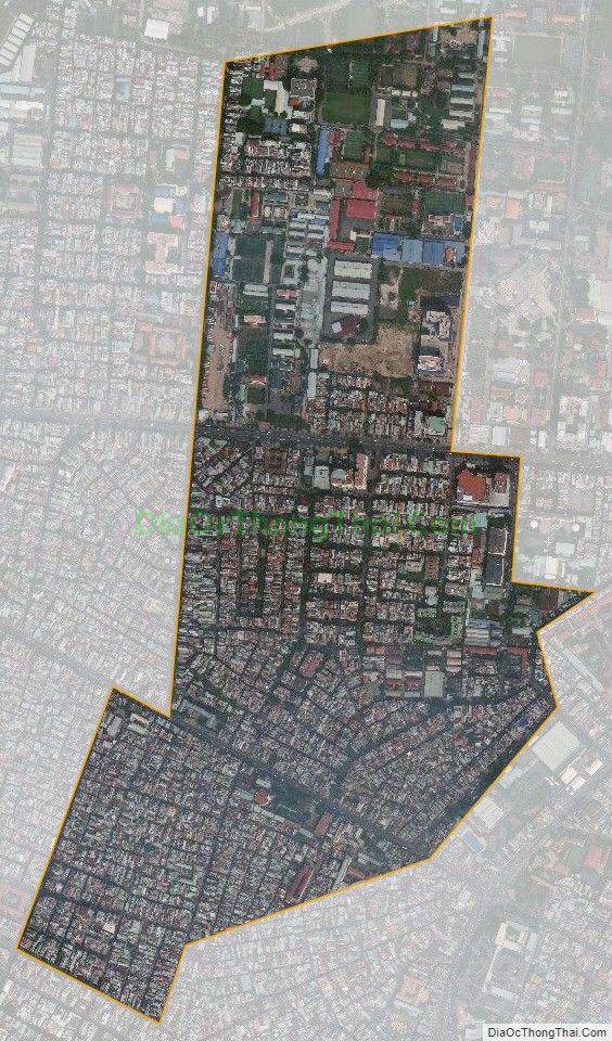 Bản đồ vệ tinh Phường 12, quận Tân Bình