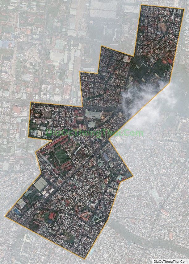 Bản đồ vệ tinh Phường 4, quận Tân Bình
