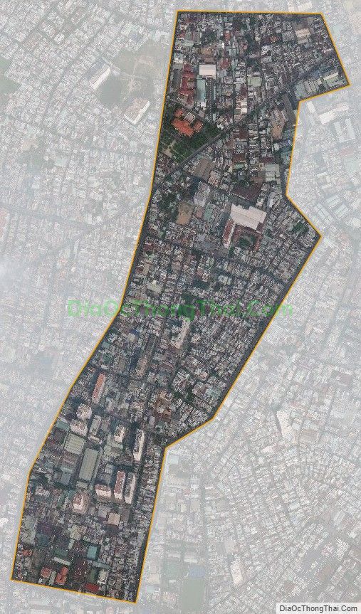 Bản đồ vệ tinh phường Hoà Thạnh, quận Tân Phú