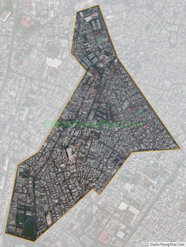 Bản đồ vệ tinh phường Phú Trung, quận Tân Phú