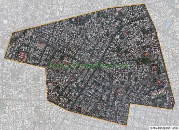 Bản đồ vệ tinh phường Tân Sơn Nhì, quận Tân Phú