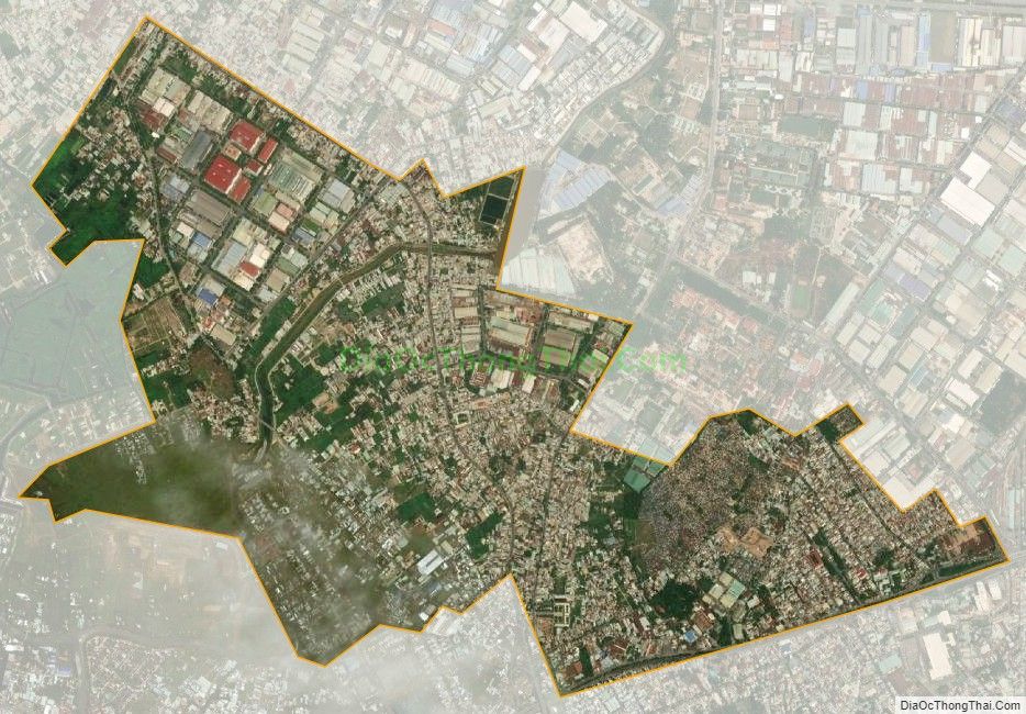 Bản đồ vệ tinh phường Bình Chiểu, thành phố Thủ Đức